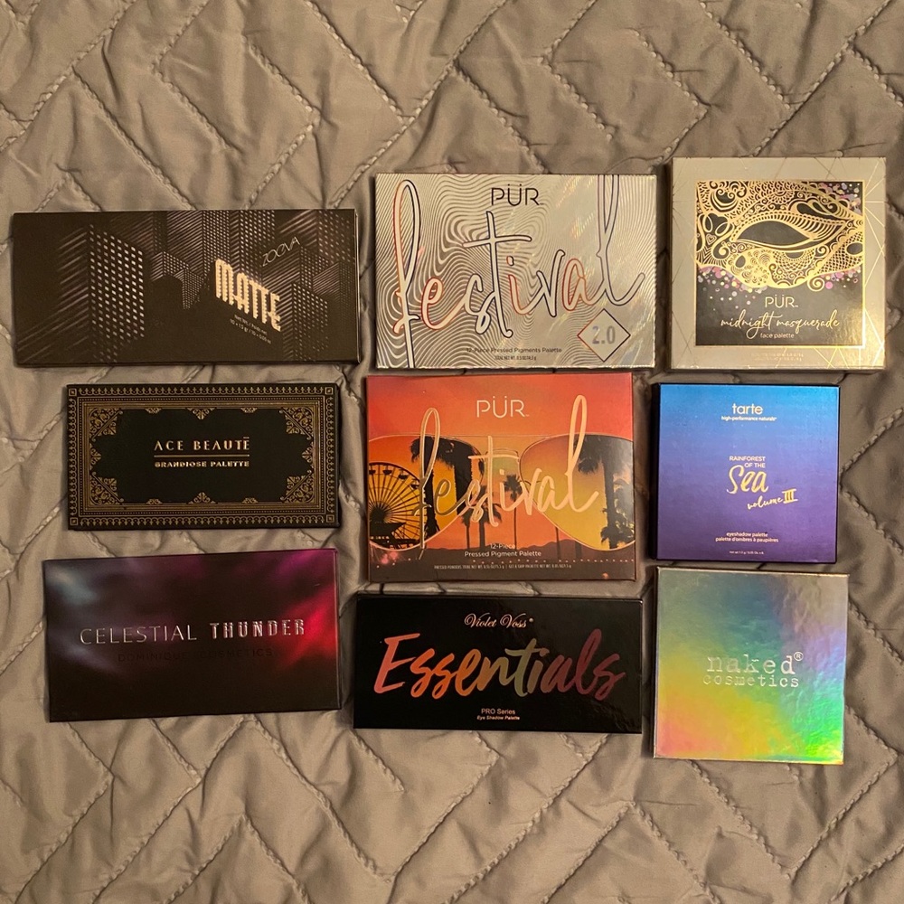 Eyeshadow/highlighter lot